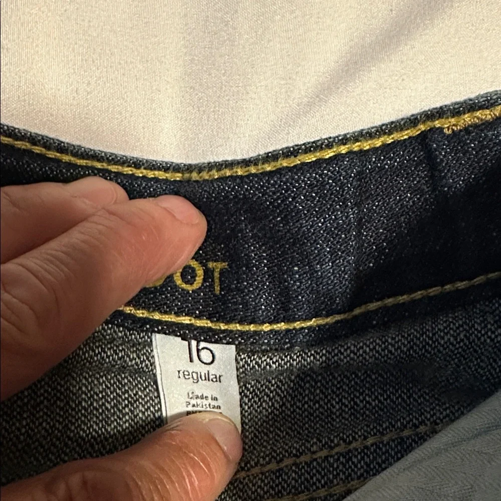 NWOT GAP Kids Blue Bootcut Jeans with adjustable waist